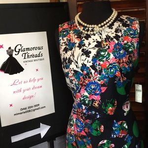 Maeve floral mixed print dress,